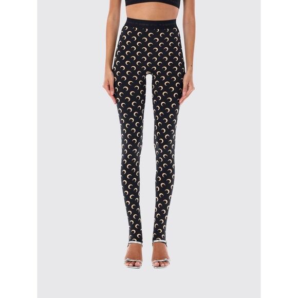 Marine Serre Pants Woman Black